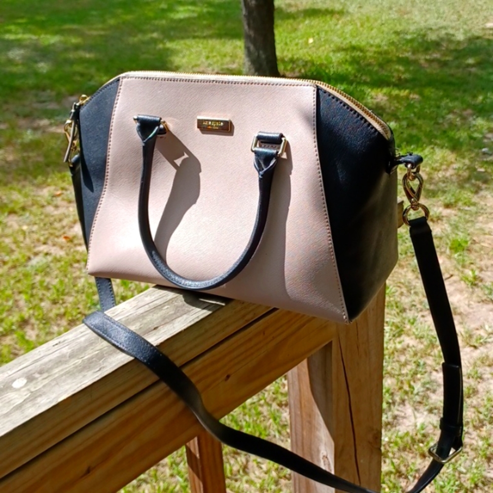 Kate Spade Taupe and Black Purse